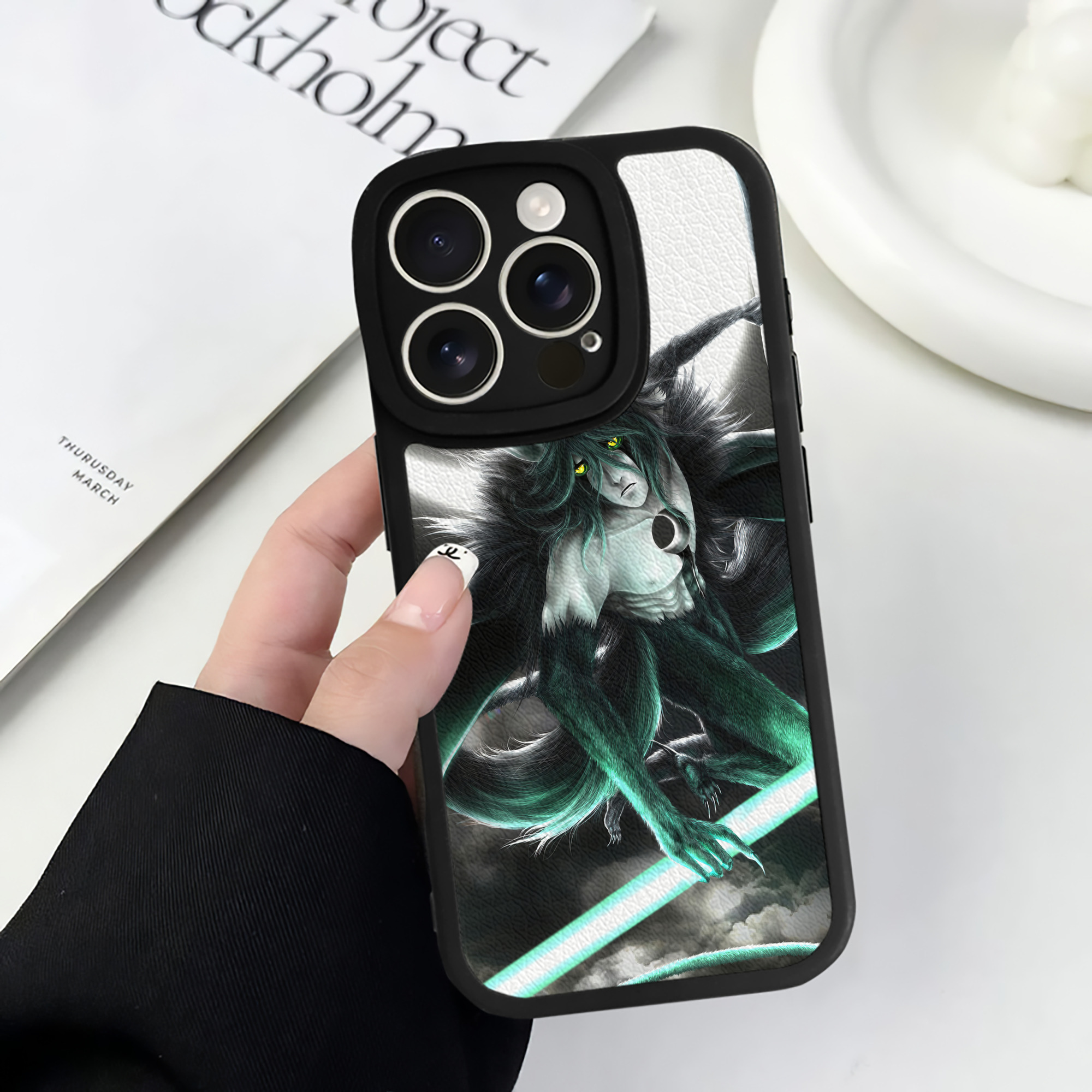 （画像用） ブリーチ BLEACH 【iPhone 16シリーズ対応】シリコンスマホケース（レザー調） 材質：シリコン